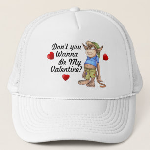 Gorra De Camionero Monkey Gnome Valentine Trucker Hat