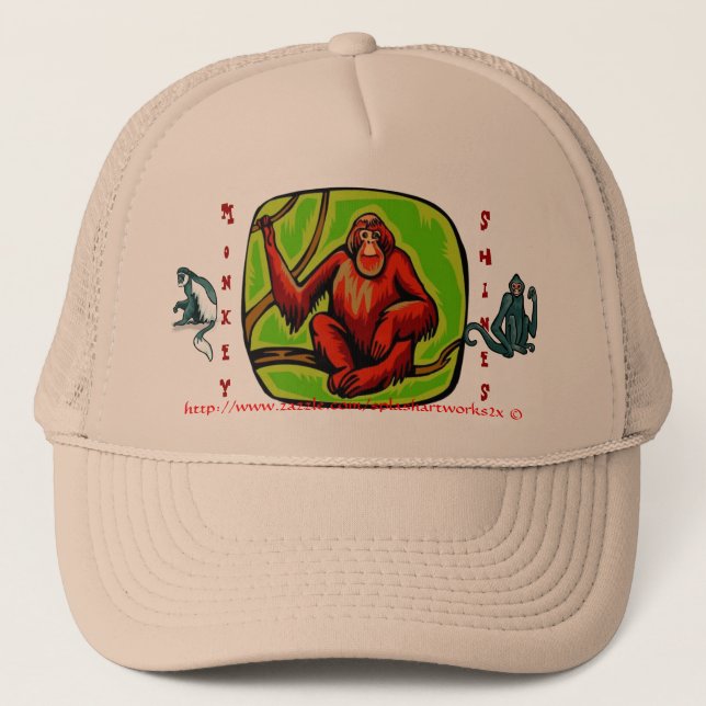 Gorra De Camionero Monkey Shines ballcap (Anverso)