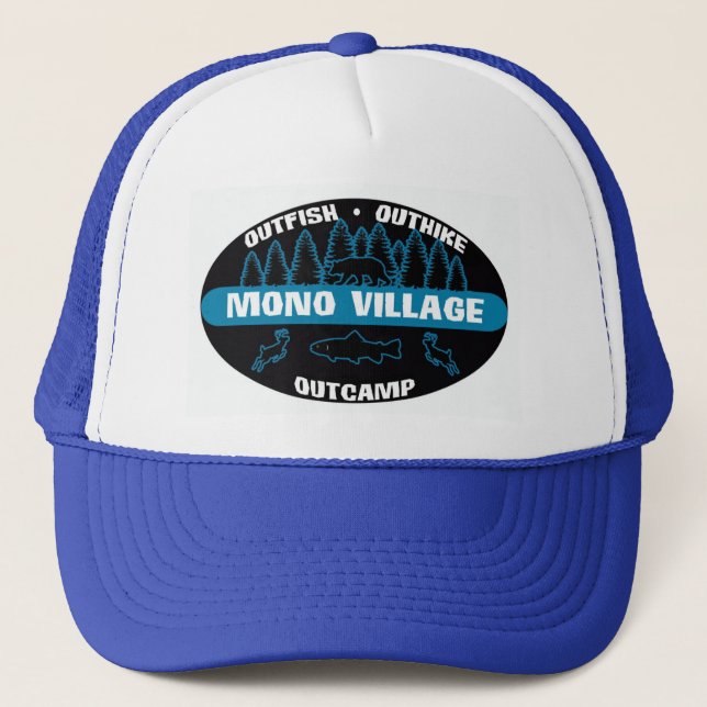 Gorra De Camionero Mono azul del "superviviente" del pueblo (Anverso)