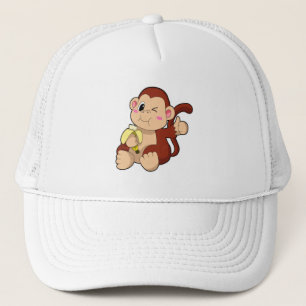 Gorra De Camionero Mono bebé con banana