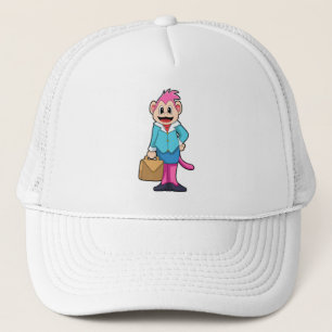 Gorra De Camionero Mono como secretario con bolsa