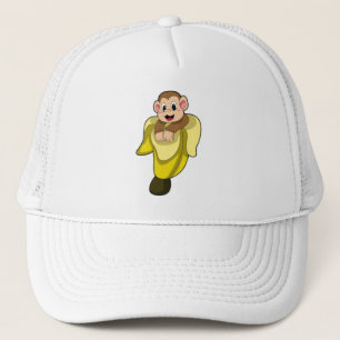 Gorra De Camionero Mono con cáscara de plátano