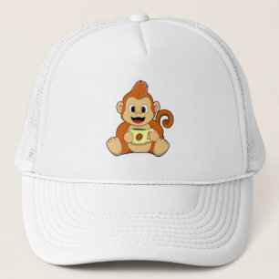 Gorra De Camionero Mono con copa de café