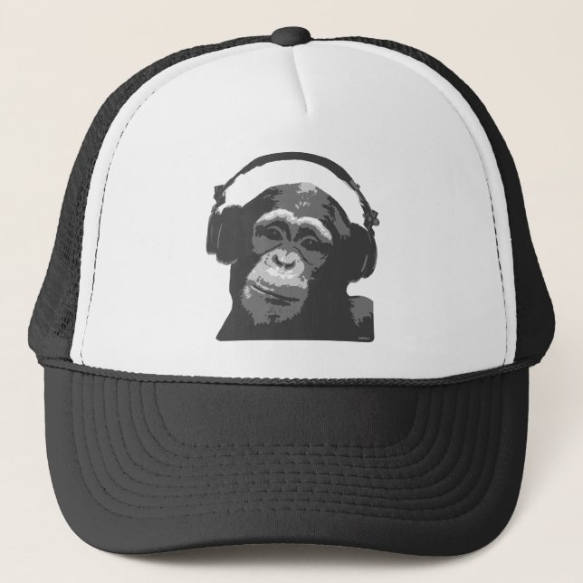 GORRA DE CAMIONERO MONO DE DJ (Anverso)