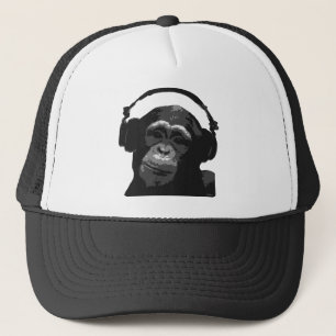 GORRA DE CAMIONERO MONO DE DJ