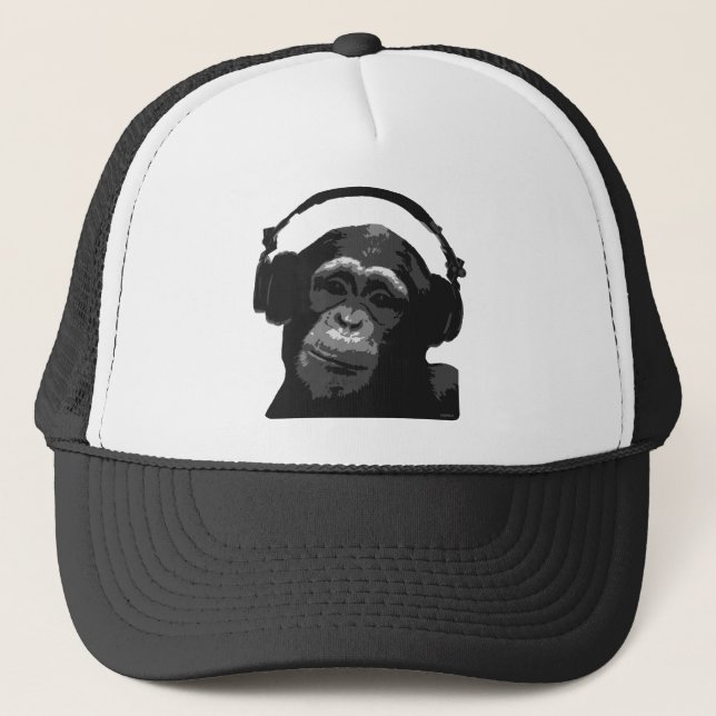 GORRA DE CAMIONERO MONO DE DJ (Anverso)
