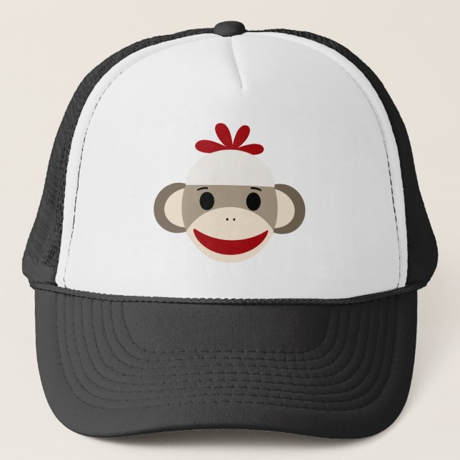 Gorra De Camionero mono del calcetín (Anverso)