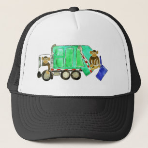 Gorra De Camionero Mono del camión de basura