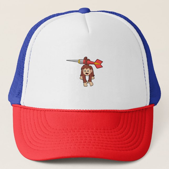 Gorra De Camionero Mono en Darts con Dart (Anverso)