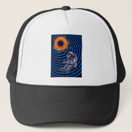 Gorra De Camionero mono en el vuelo espacial
