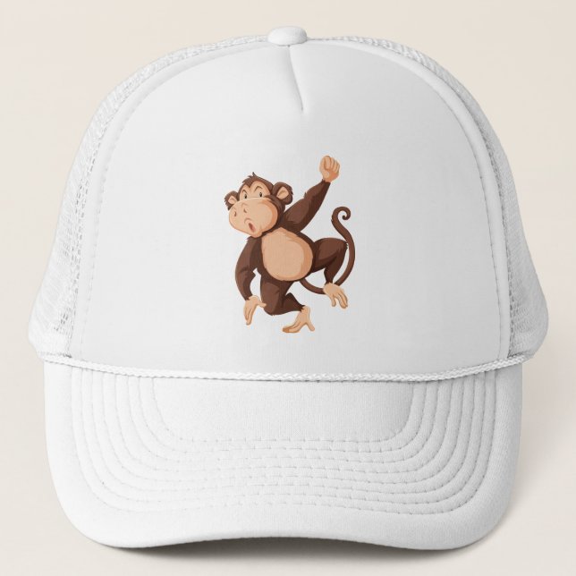 Gorra De Camionero Mono fresco del baile (Anverso)