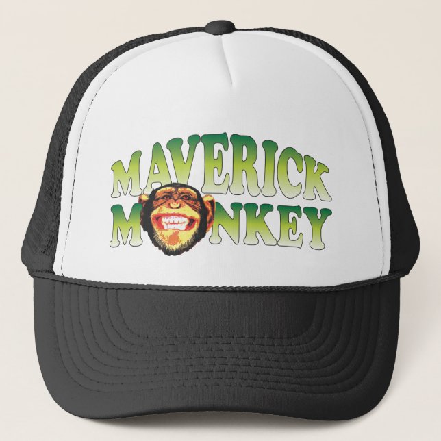 Gorra De Camionero Mono inconformista (Anverso)