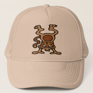 Gorra De Camionero Mono lindo upside-down