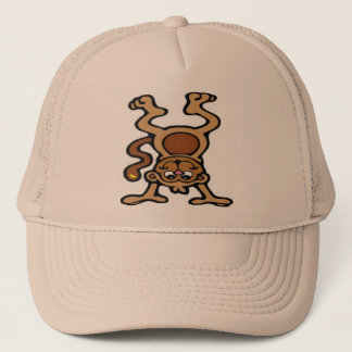 Gorra De Camionero Mono lindo upside-down