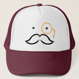 Gorra De Camionero Monocle y Mustache