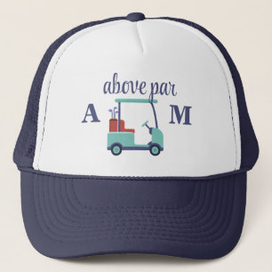 Gorra De Camionero Monograma azul inicial