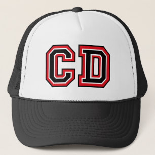 Gorra De Camionero Monograma "CD"