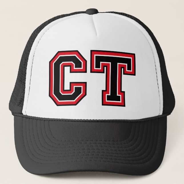 Gorra De Camionero Monograma 'CT' (Anverso)