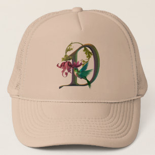 Gorra De Camionero Monograma D del colibrí