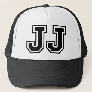 Gorra De Camionero Monograma de "JJ"