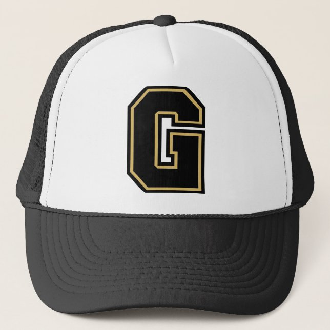 Gorra De Camionero Monograma de la letra "G" (Anverso)