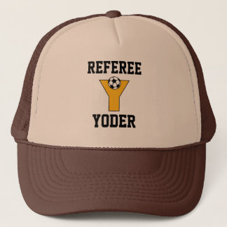 Gorra De Camionero Monograma de la letra Y en oro del fútbol
