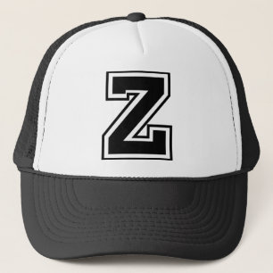 Gorra De Camionero Monograma de la letra "Z"