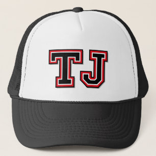 Gorra De Camionero Monograma de "TJ"