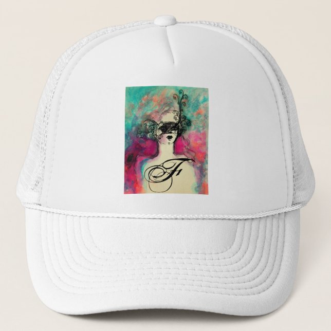 Gorra De Camionero MONOGRAMA ENCANTADOR / Belleza misteriosa con másc (Anverso)