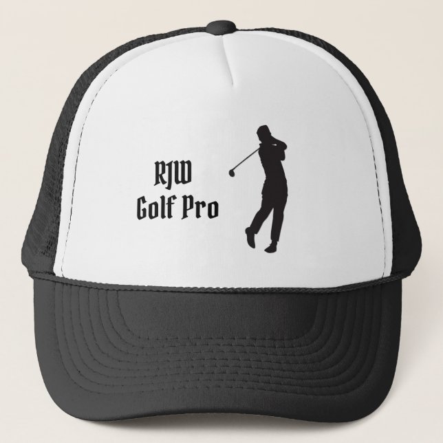 Gorra De Camionero Monograma Golf Pro (Anverso)