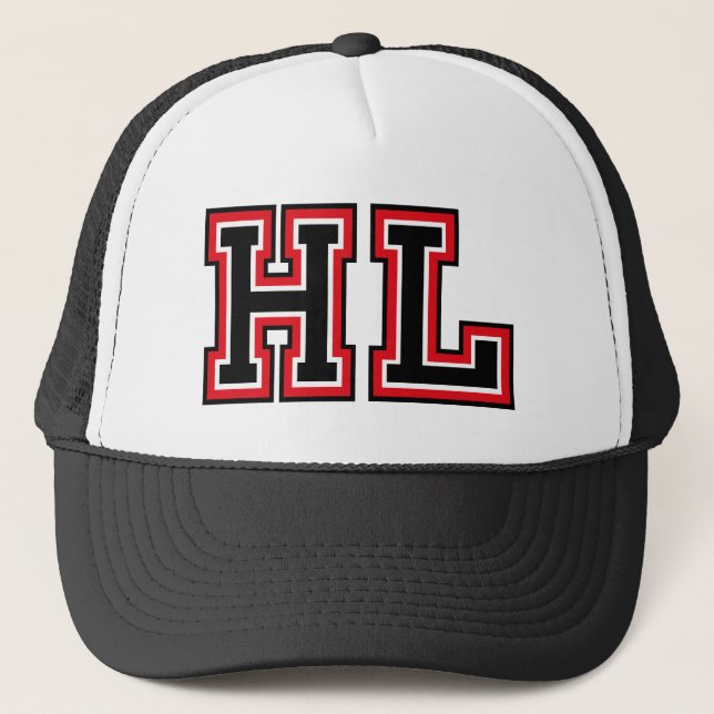Gorra De Camionero Monograma 'HL' (Anverso)