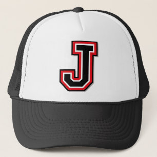 Gorra De Camionero Monograma "J "