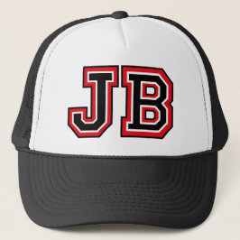 Gorra De Camionero Monograma 'JB'