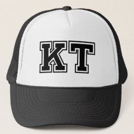 Gorra De Camionero Monograma 'KT'
