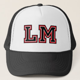 Gorra De Camionero Monograma 'LM'