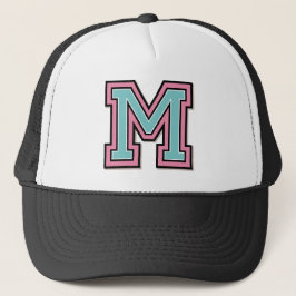 Gorra De Camionero Monograma "M"