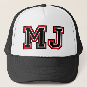 Gorra De Camionero Monograma "MJ"