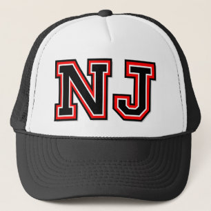 Gorra De Camionero Monograma 'NJ'