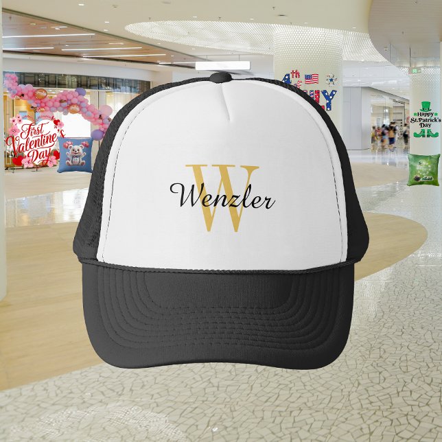 Gorra De Camionero Monograma personalizado (Subido por el creador)
