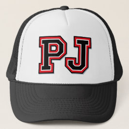 Gorra De Camionero Monograma 'PJ'