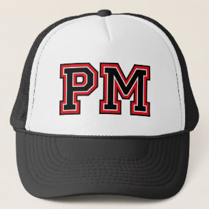 Gorra De Camionero Monograma 'PM'