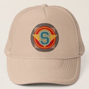Gorra De Camionero Monograma "S" inicial