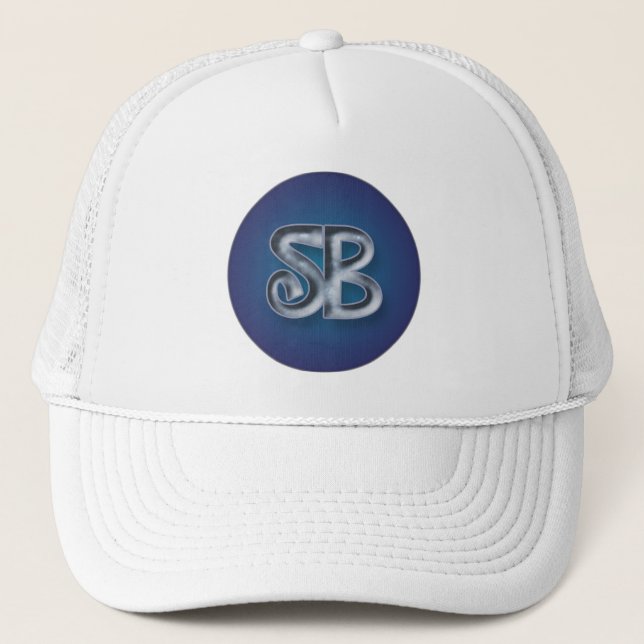 Gorra De Camionero Monograma "SB" distintivo (Anverso)