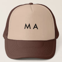 Monograma simple añada su letra de nombre man mini