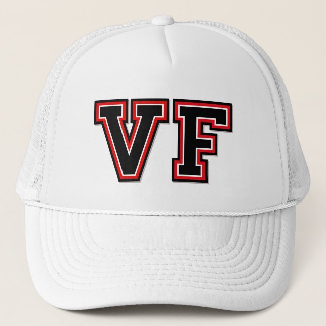 Gorra De Camionero Monograma "VF" (Anverso)