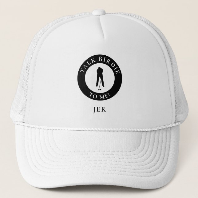 Gorra De Camionero Monogrammed Golf Funny Golfer Cute Saying Custom (Anverso)