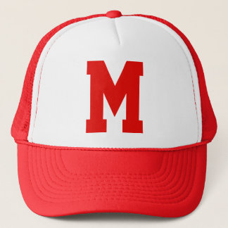 Gorra De Camionero Monogramo Superstar Rojo