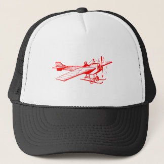 Gorra De Camionero Monoplano vintage - Rojo