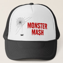 Gorra De Camionero Monster Mash Halloween Spiderweb