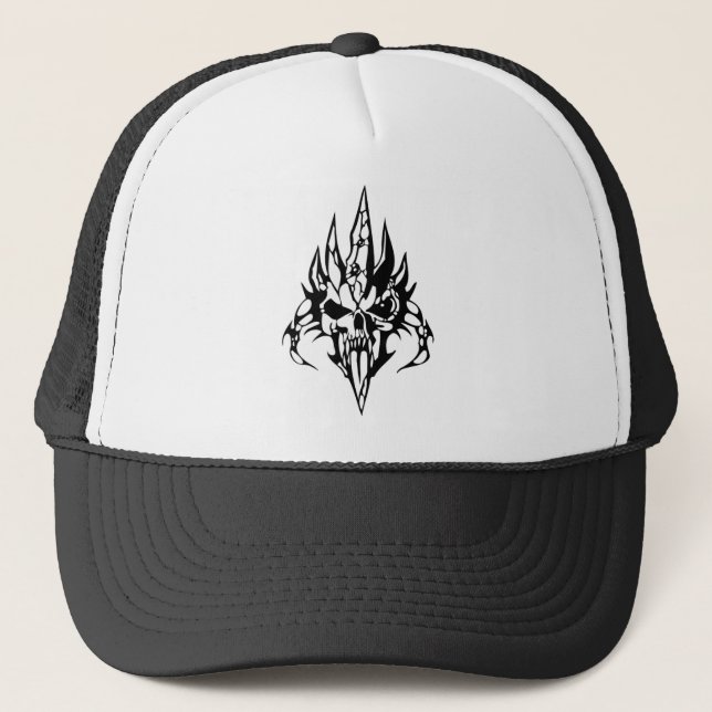Gorra De Camionero Monster Skull (Anverso)